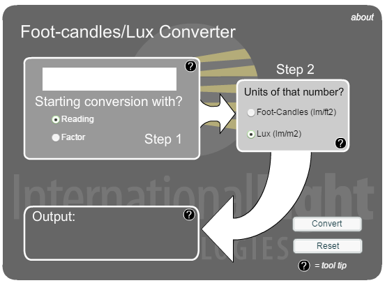 fc to lux converter