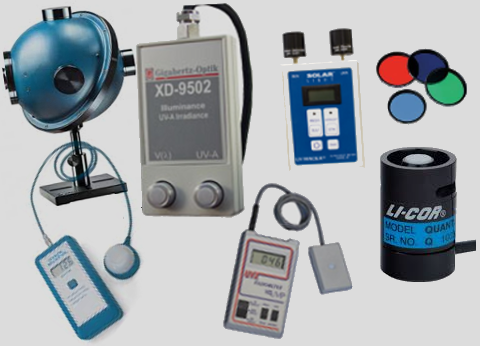 Non-ILT meters, sensors, filters, optics & integrating spheres