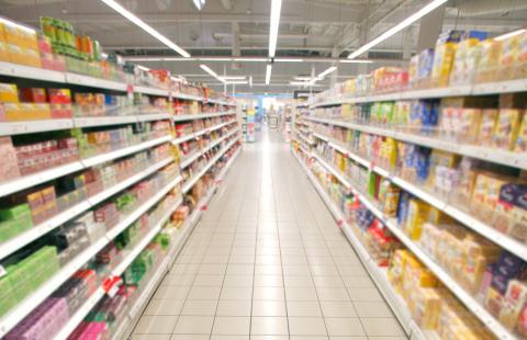 Grocery Store Aisle LED Custom Lighting Solutions