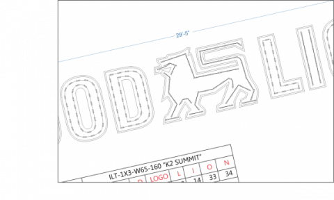 led signage module layout services