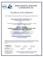 ISO17025 Certificate